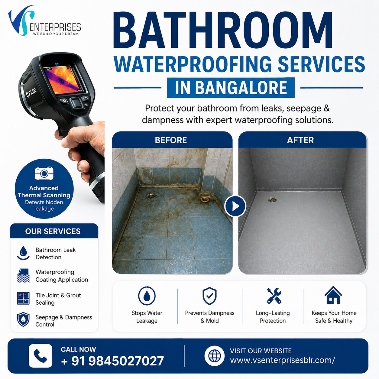  Bathroom Waterproofing Services in Bangalore
