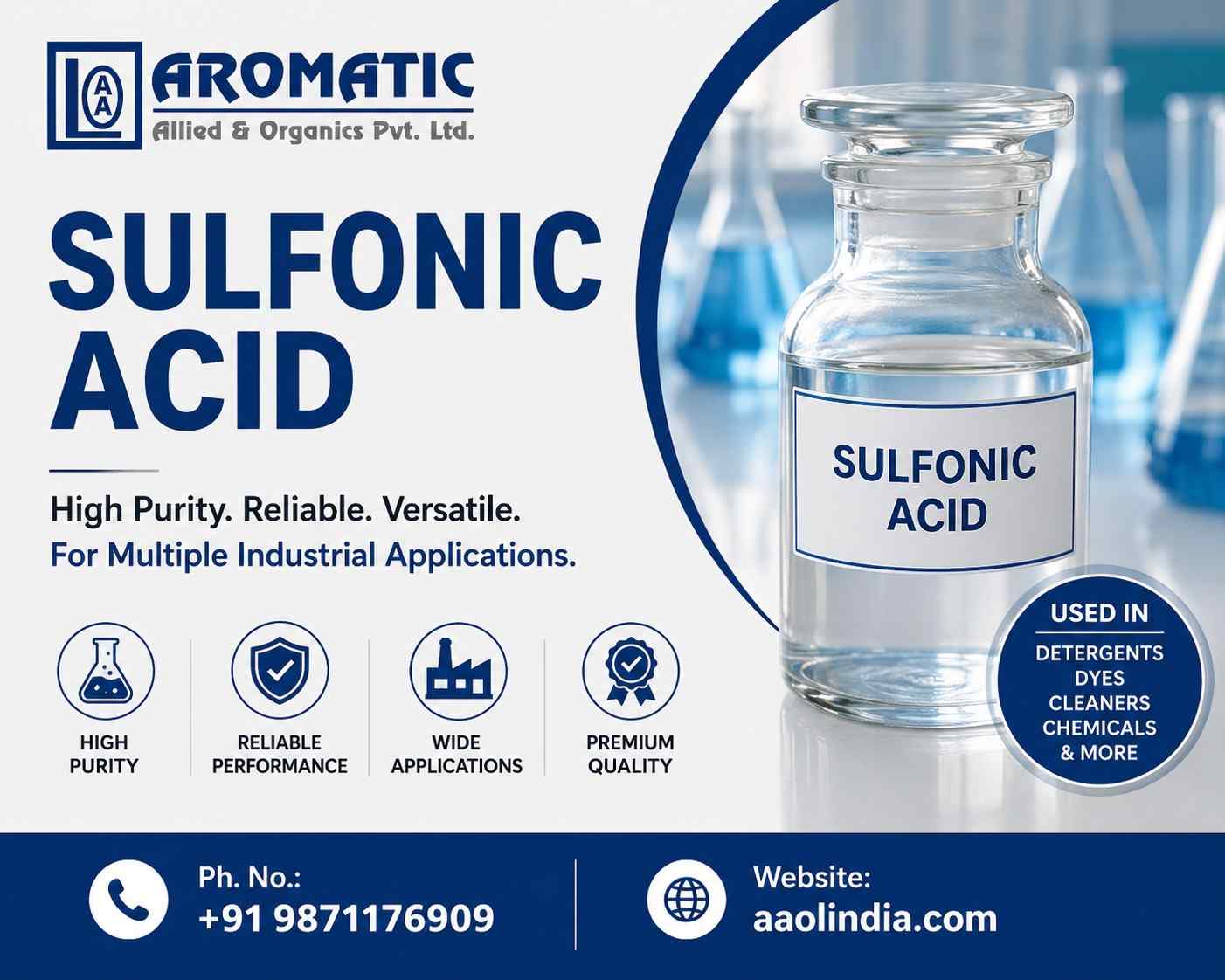  Sulfonic Acid Manufacturer & Supplier in India - Aaol India