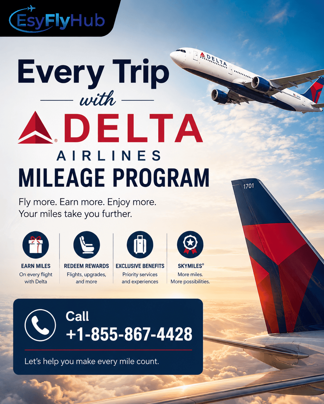  Every Trip with Delta Airlines Mileage Program