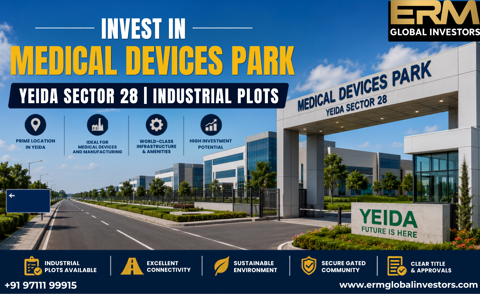  Invest in Medical Devices Park YEIDA Sector 28 | Industrial Plots