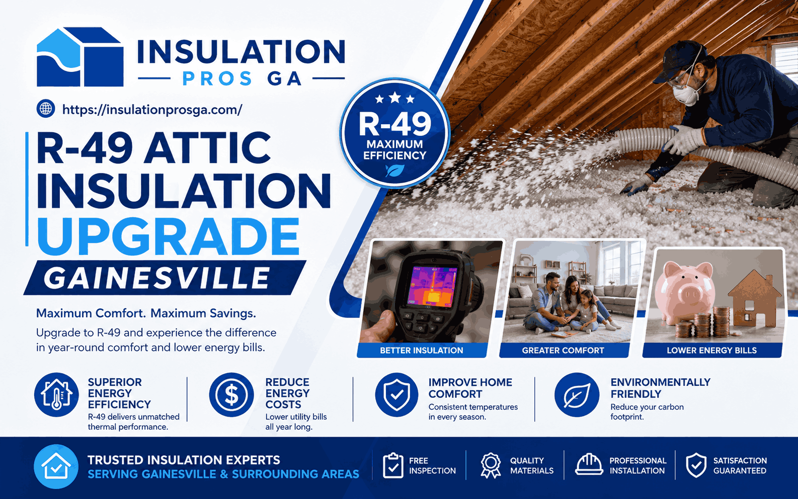  R-49 Attic Insulation Upgrade Gainesville