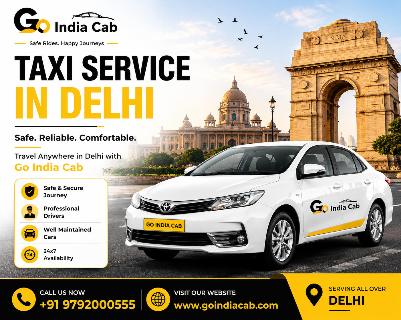  Taxi Service In Delhi