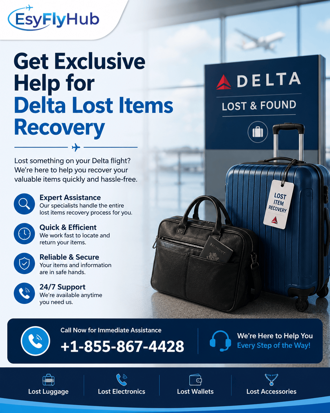  Get Exclusive Help for Delta Lost Items Recovery