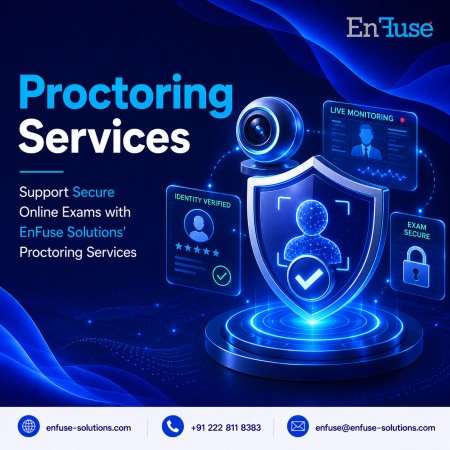  Support Secure Online Exams with EnFuse Solutions’ Proctoring Services