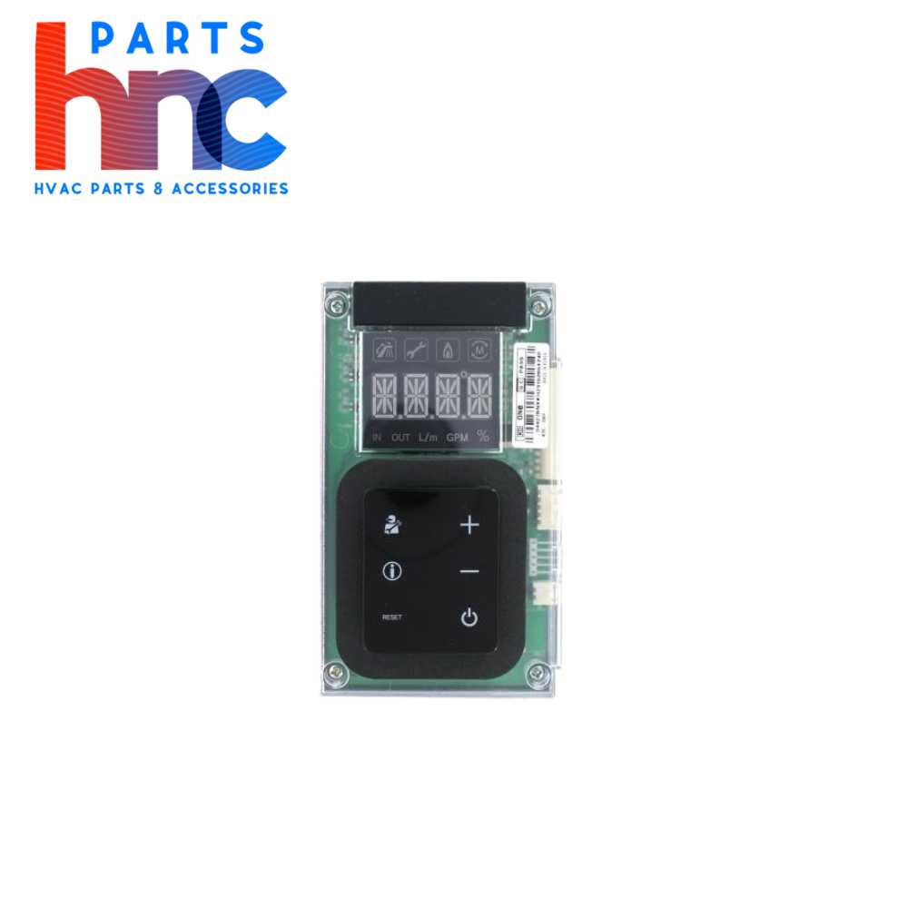  NAVIEN TANKLESS WATER HEATERS 30008333D Display Front Panel