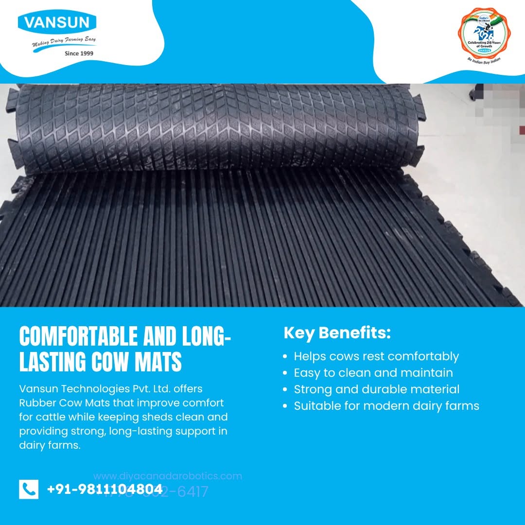  Order Cow Mat Online from Vansun Milking in India