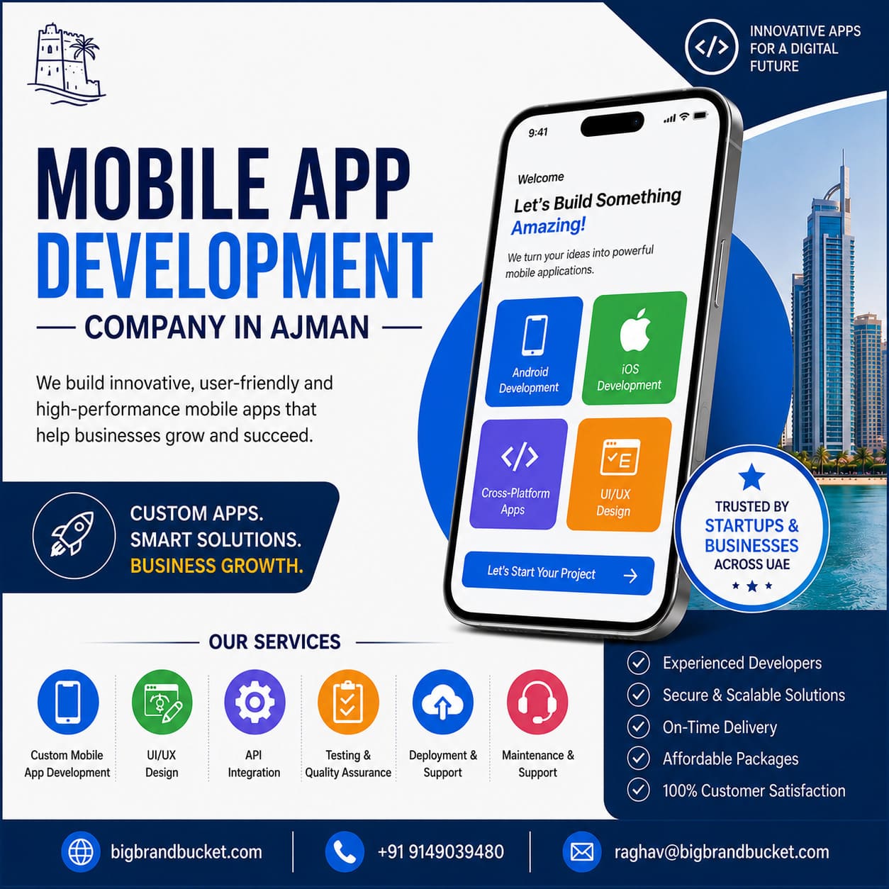  Hire Mobile App Development Company in Ajman