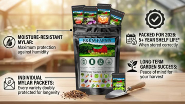  Vegetable Seeds Variety Pack & Heirloom Seed Kit