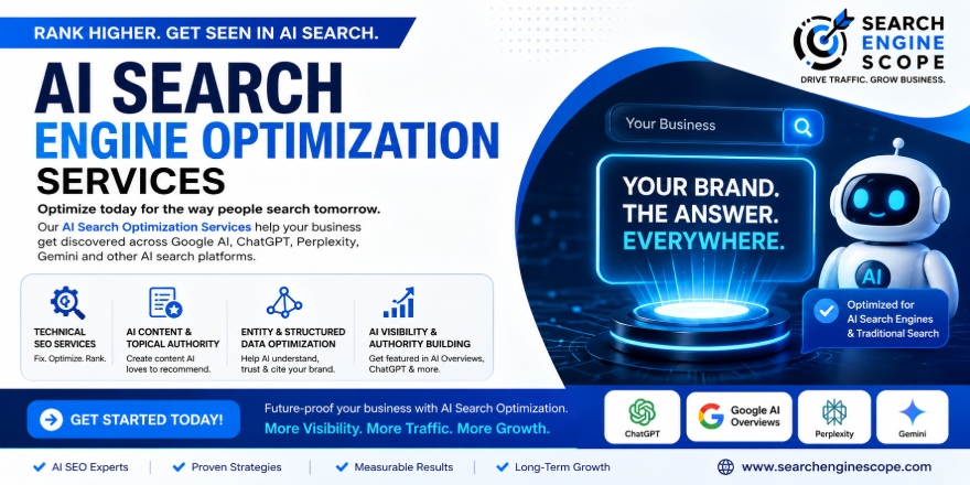  AI Search Engine Optimization Services | Get Found in Chat-GPT, Google AI & Perplexity