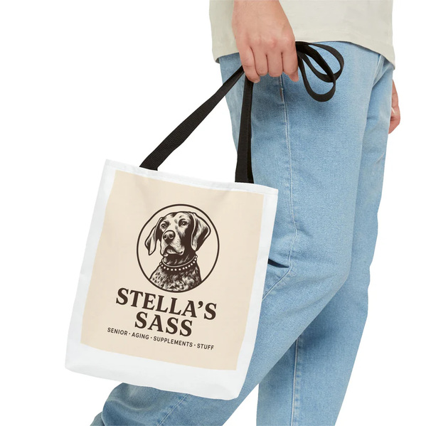  Everyday Tote Bag | Polyester Tote Bag for Dog Moms