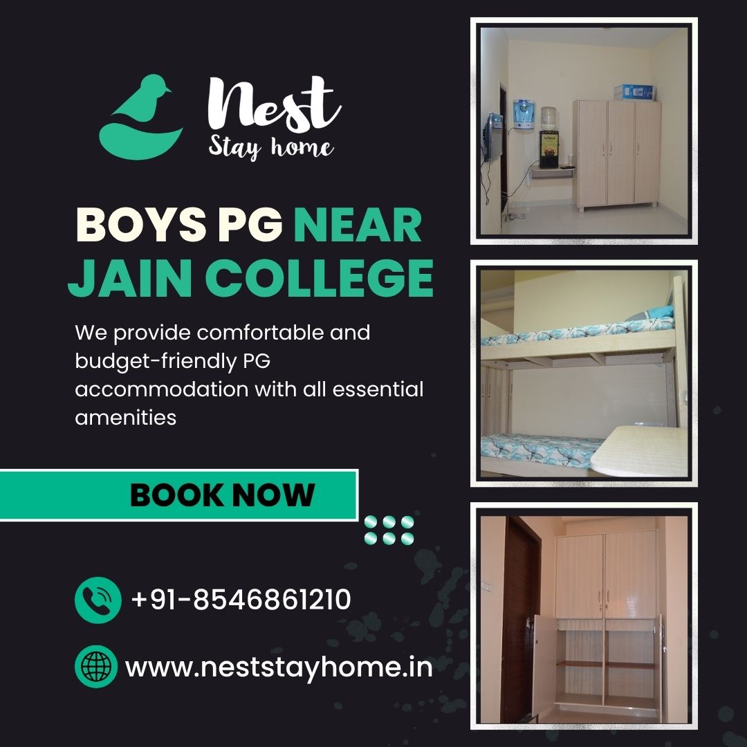  Boys PG near Jain College