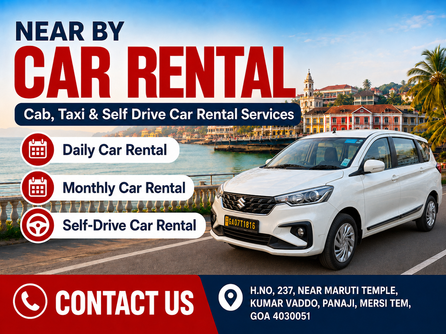  Near By Car Rental for Holidays