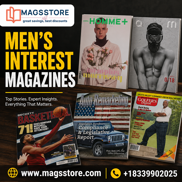 Men's Interest Magazines | Latest Editions at Magsstore
