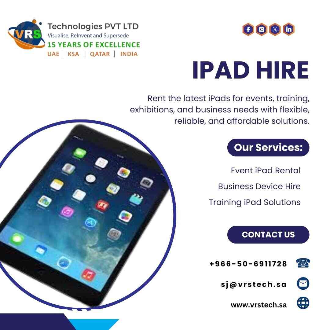  Why Choose iPad Hire in Riyadh for Your Event?