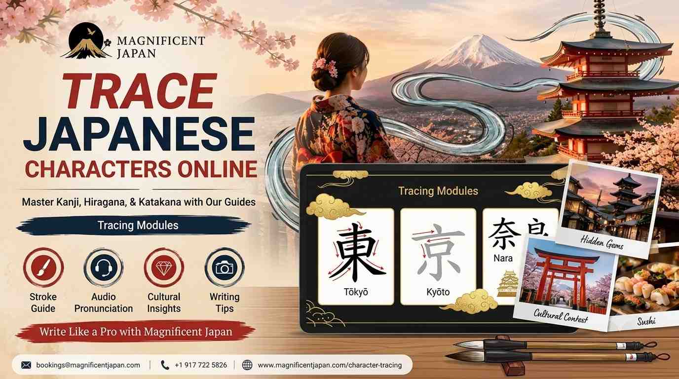  trace Japanese characters online