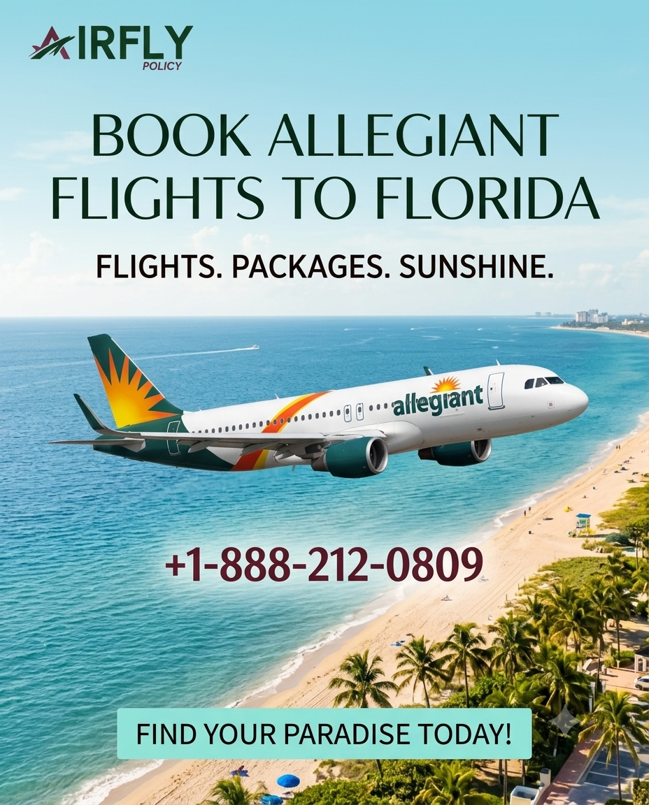  Book Allegiant Flights to Florida | Call +1-888-212-0809