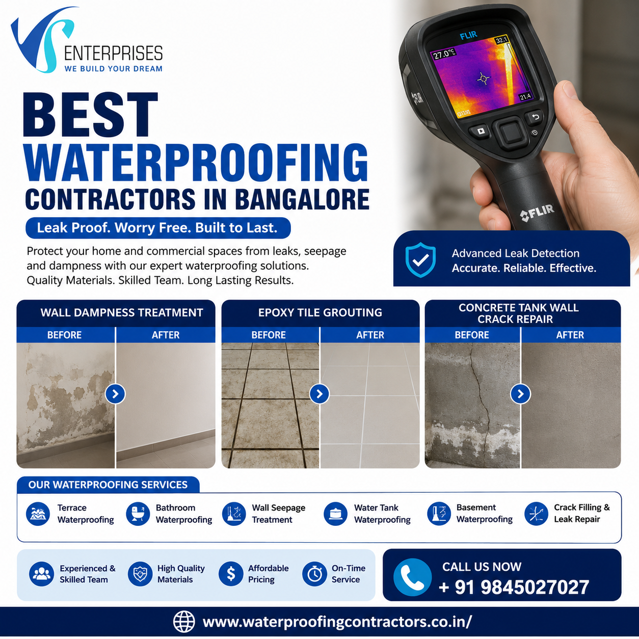  Best Waterproofing Contractors in Bangalore