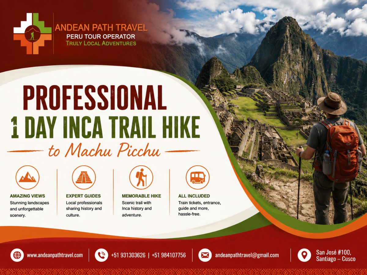  Professional 1 Day Inca Trail Hike to Machu Picchu