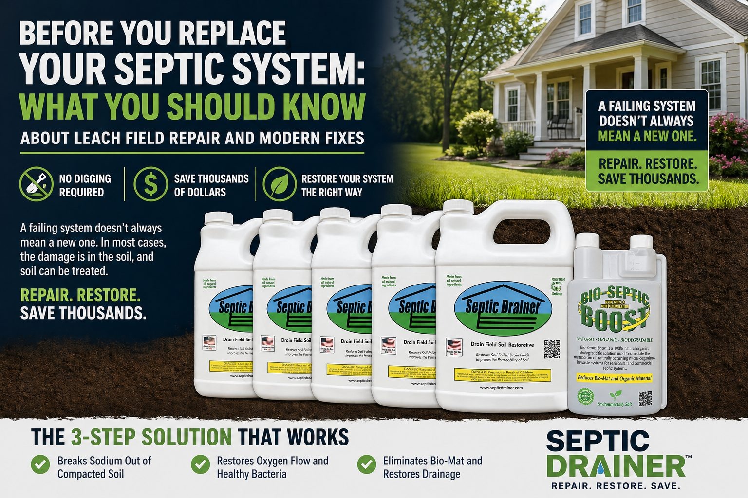  DIY Leach Field Repair Guide | Save Your Septic System Today