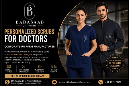  Personalized Scrubs for Doctors | Corporate Uniform Manufacturer