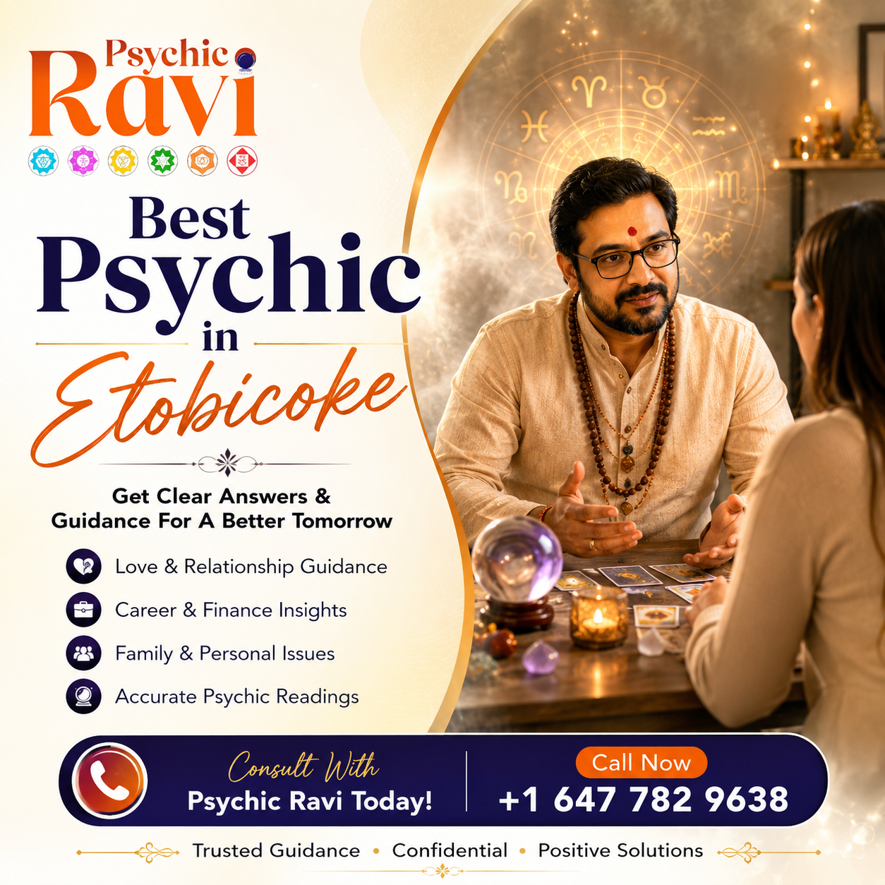  Experienced Best Psychic in Etobicoke | Psychic Ravi
