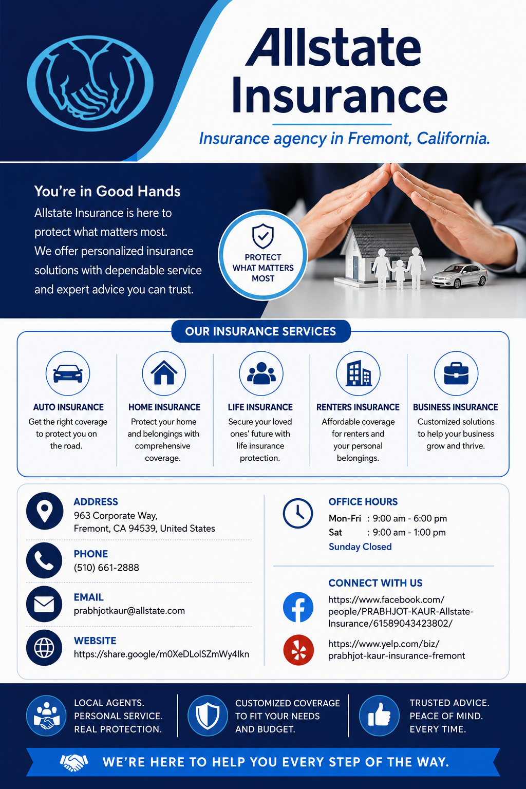  Best Insurance Agency in Fremont, CA | Allstate Insurance - Prabhjot Kaur