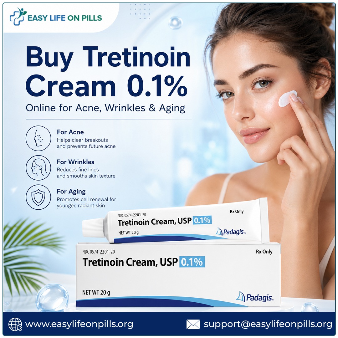  Buy Tretinoin Cream 0.1% - Online for Acne, Wrinkles & Aging