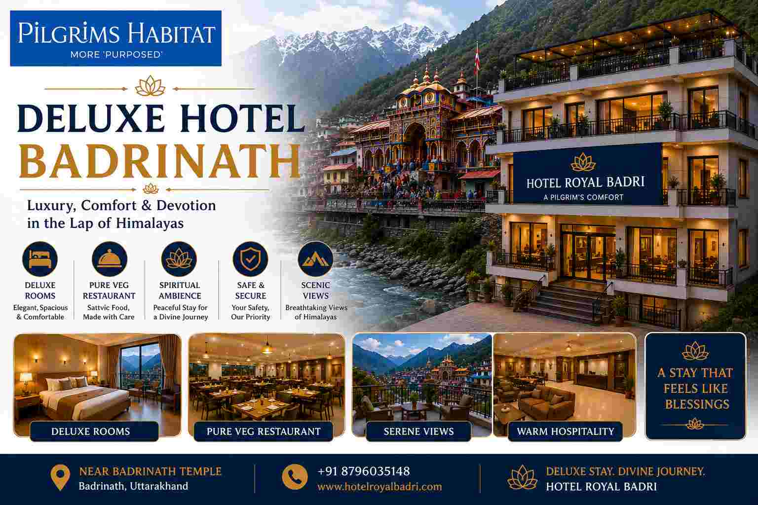  Deluxe Hotel Badrinath at Hotel Royal Badri