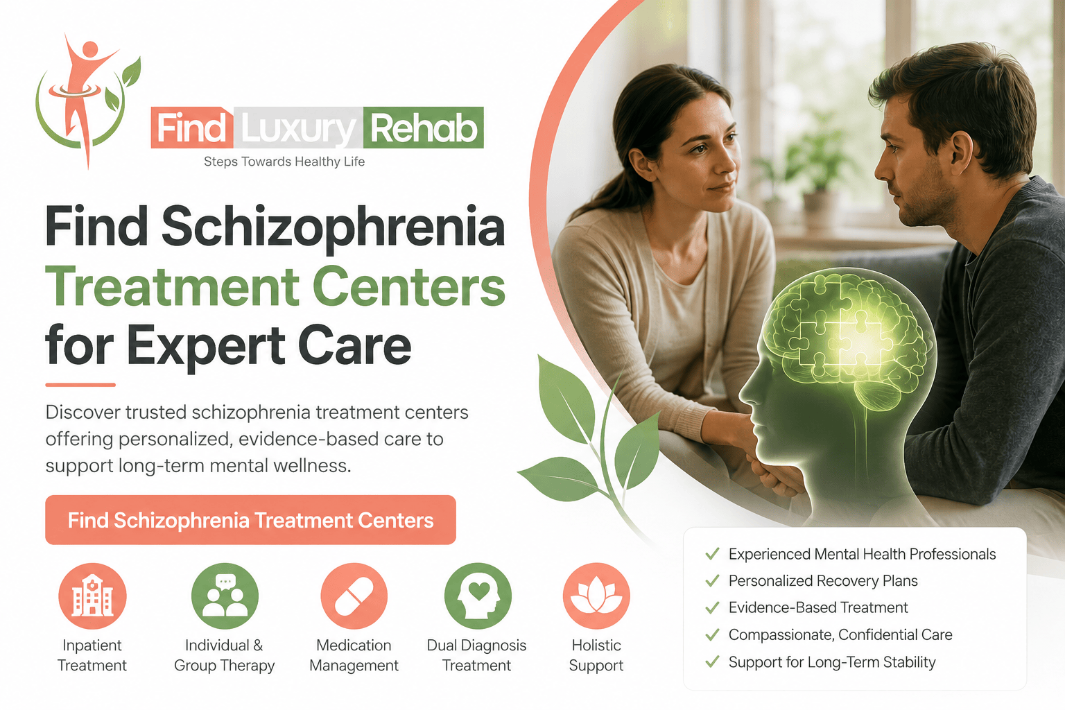  Find Schizophrenia Treatment Centers for Expert Care