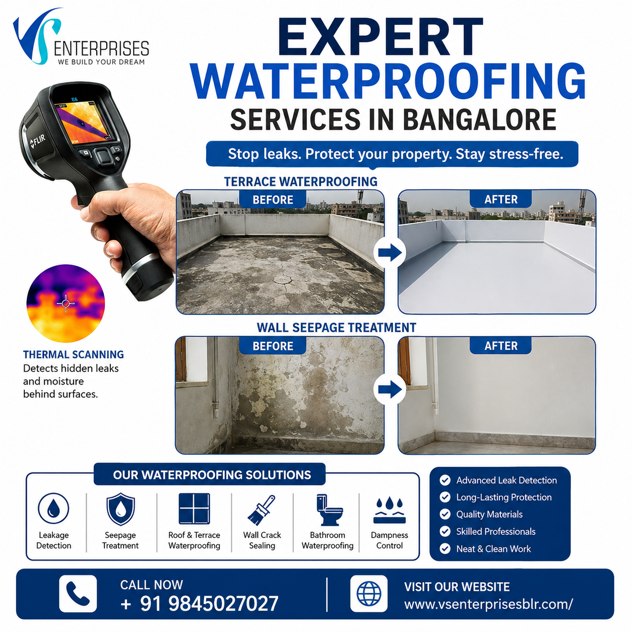  Expert Waterproofing Services in Bangalore