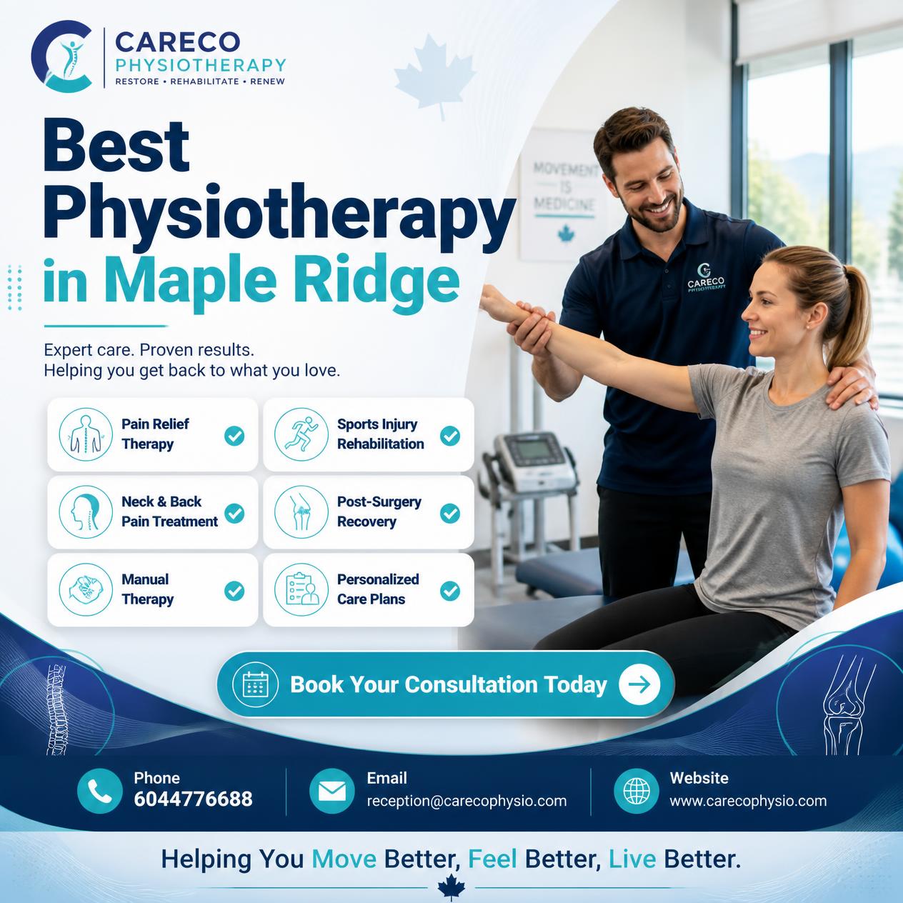  Best Physiotherapy In Maple Ridge - Carecophysio