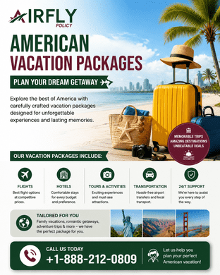  American Vacation Packages – Plan Your Dream Getaway | Call +1-888-212-0809
