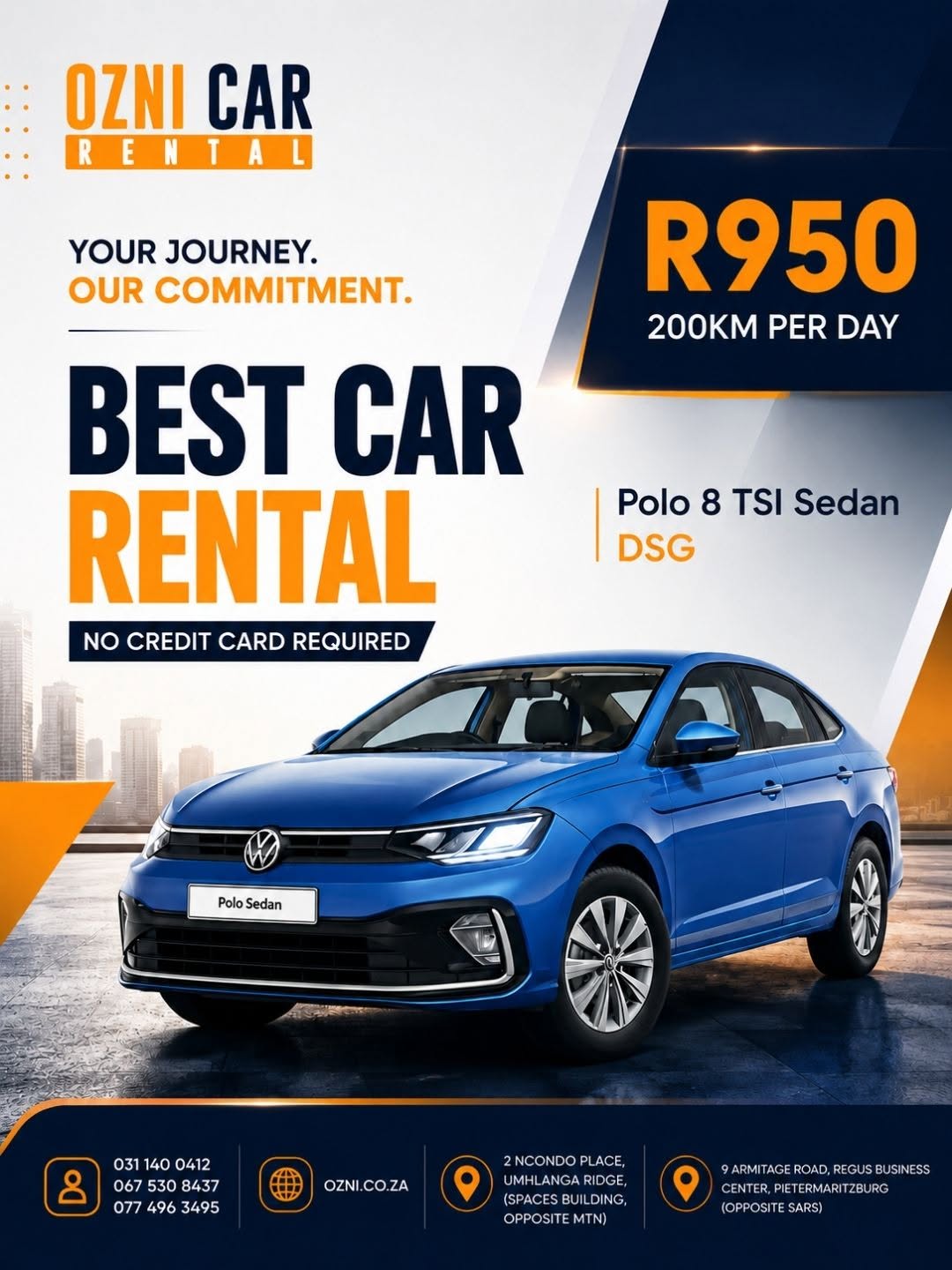  Car Hire Umhlanga – Affordable & Reliable Vehicle Rental