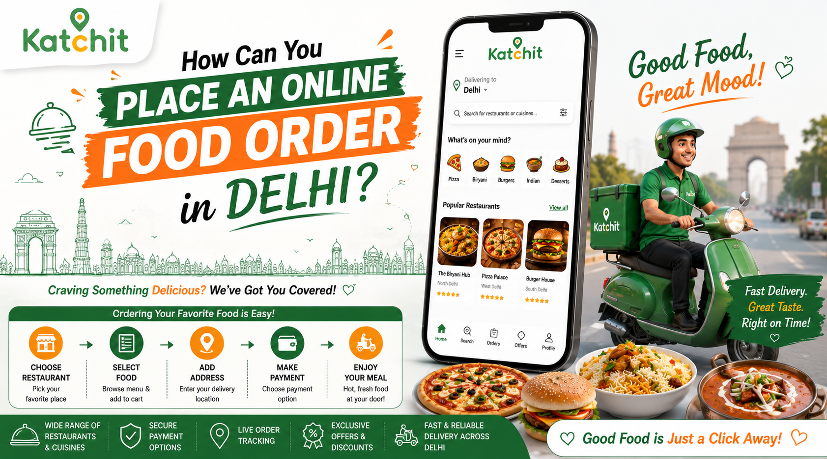  How Can You Place An Online Food Order in Delhi