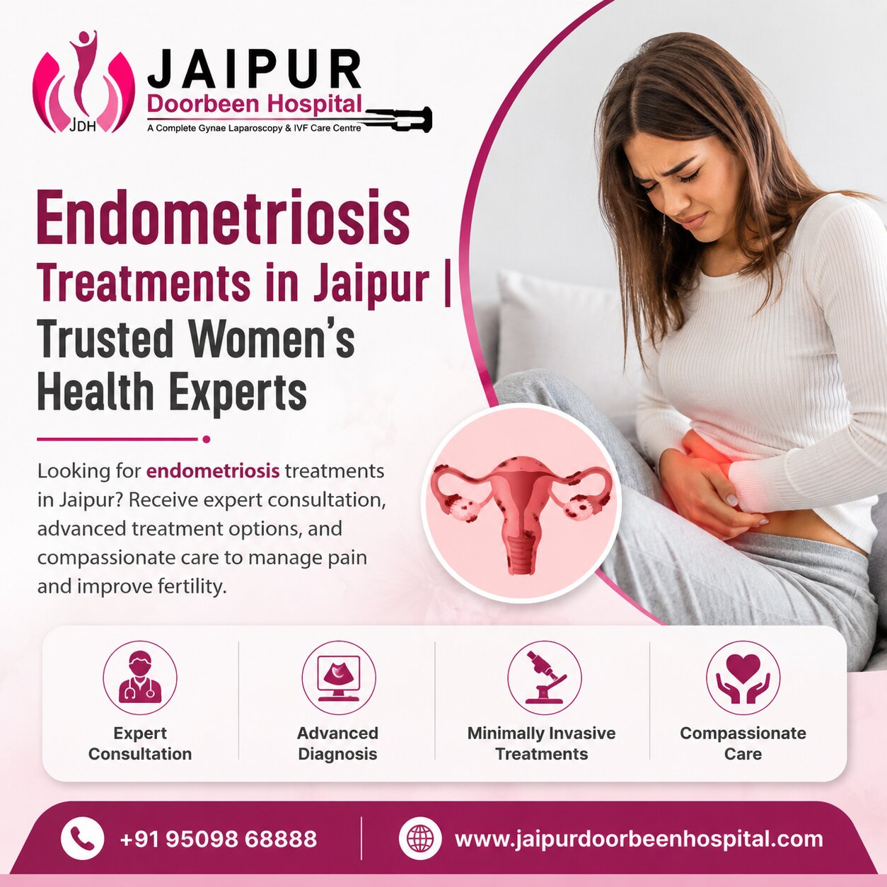  Endometriosis Treatments in Jaipur | Trusted Women's Health Experts