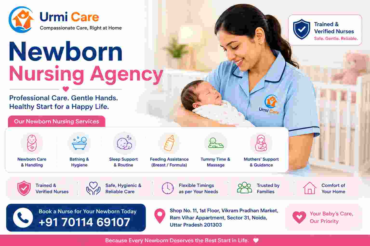  Professional Newborn Nursing Agency at Home
