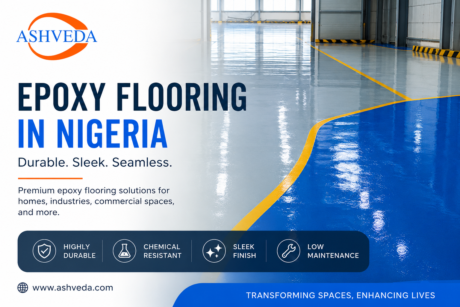  Premium Epoxy Flooring in Nigeria for Commercial Buildings | Ashveda Industries