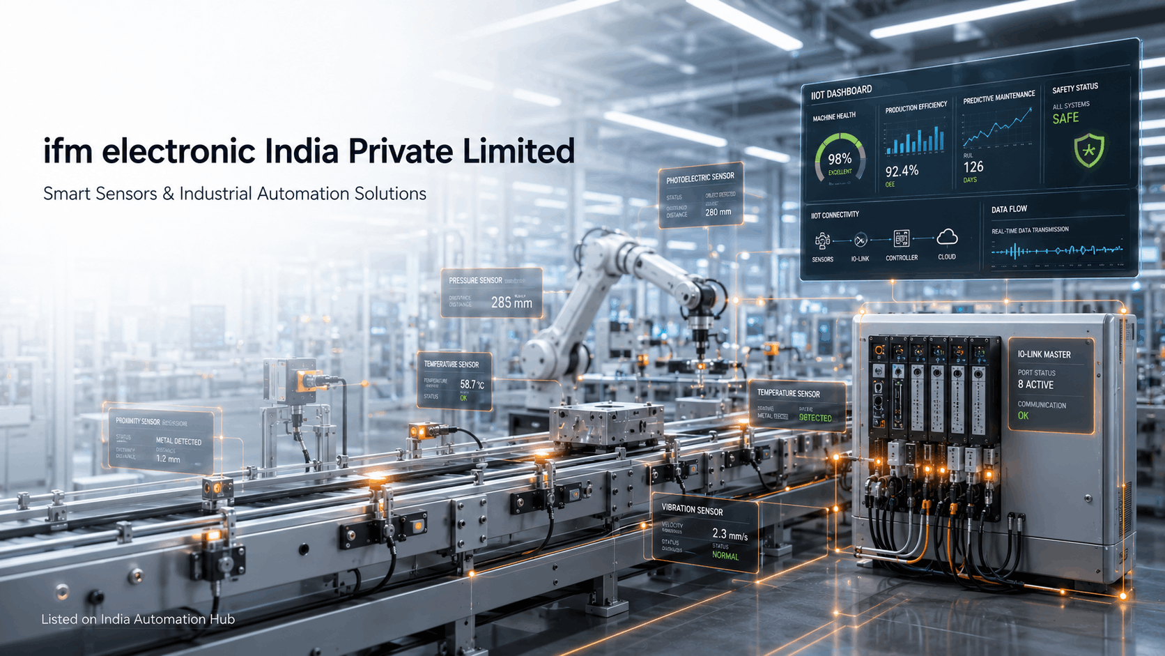  ifm  electronic India — Industrial Sensor & IO-Link Automation Provider