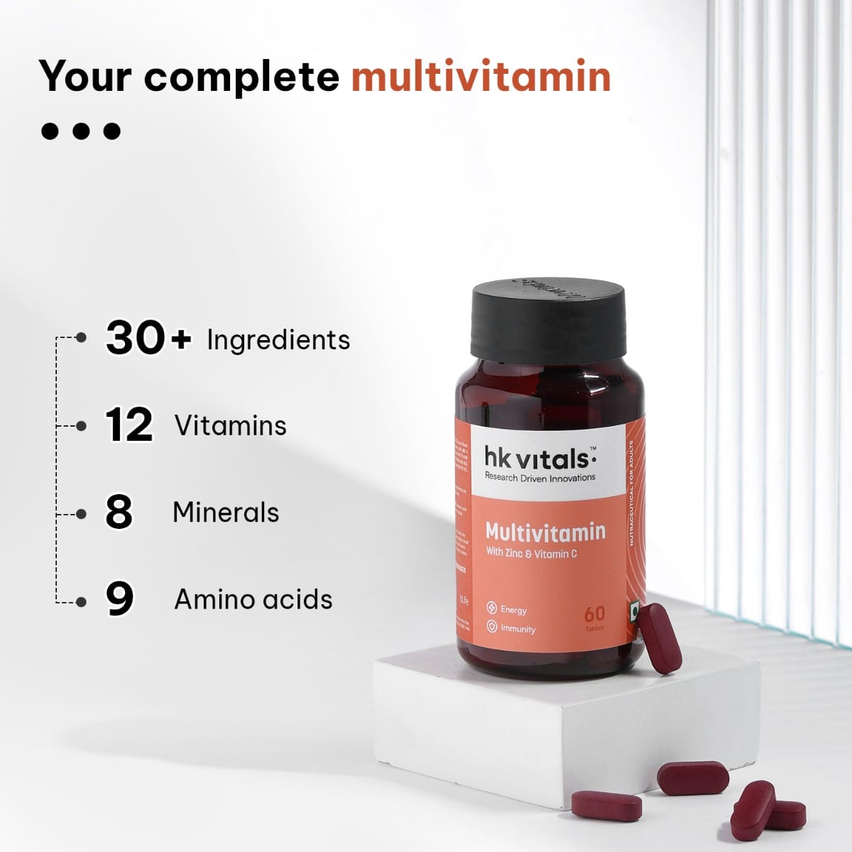 HK Vitals Supplements for Daily Health & Wellness | ZillyBuy