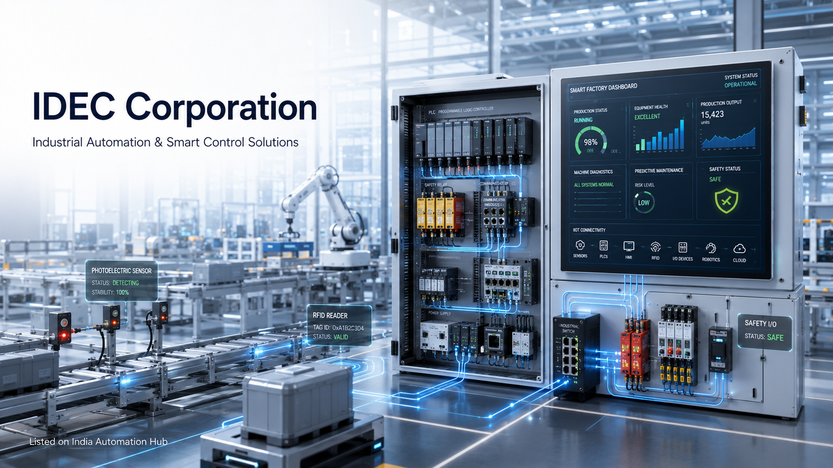  IDEC Corporation — PLC, HMI & Industrial Safety Product Provider India