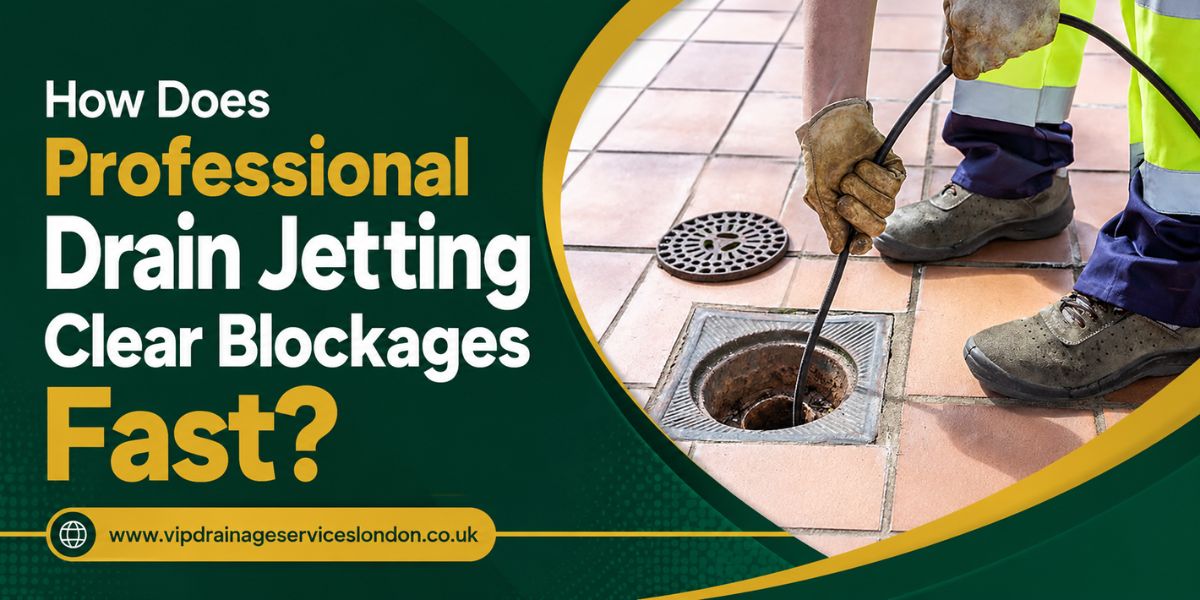 How Does Professional Drain Jetting Clear Blockages Fast?