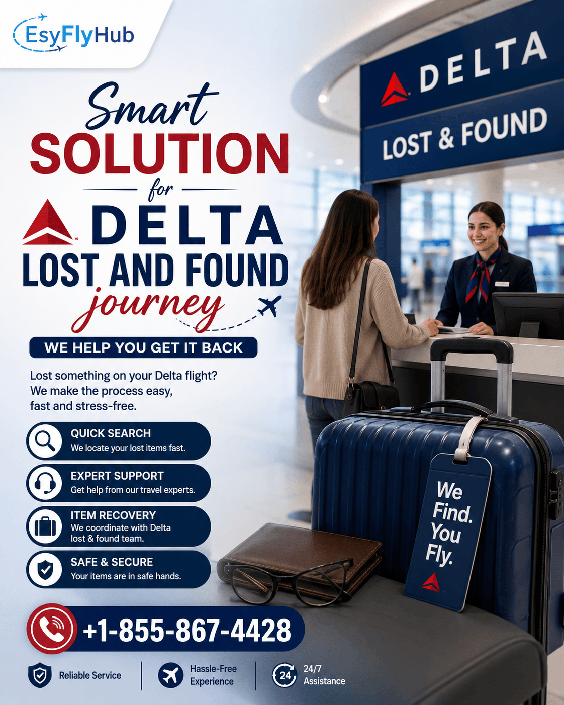  Smart Solution for Delta Lost and Found journey