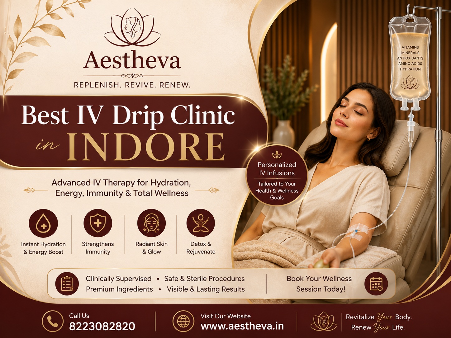  Best IV Drip Clinic in Indore - Aestheva