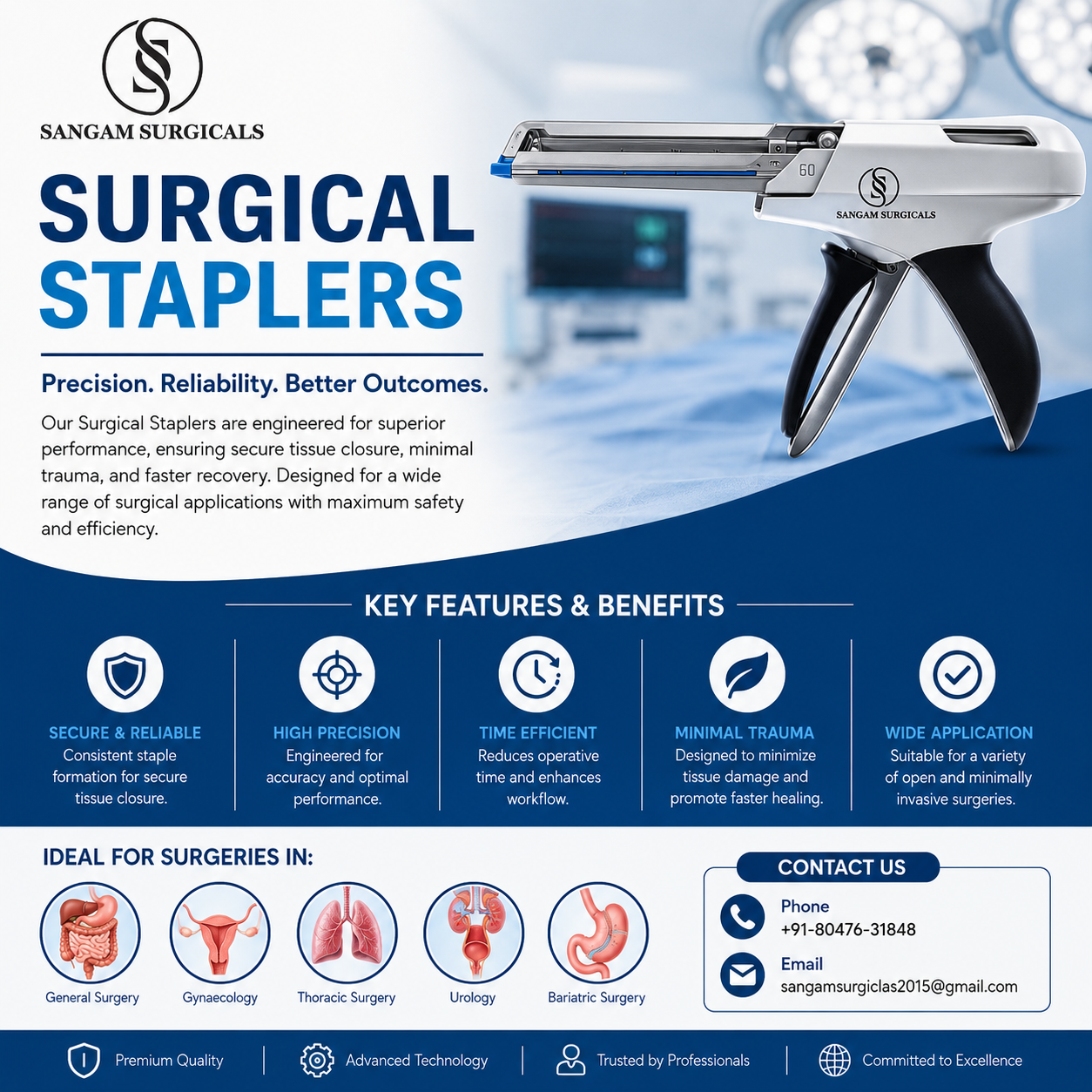  Trusted Surgical Staplers Manufacturer
