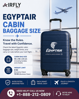  EgyptAir Cabin Baggage Size Guide | Carry-On Rules & Help +1-888-212-0809
