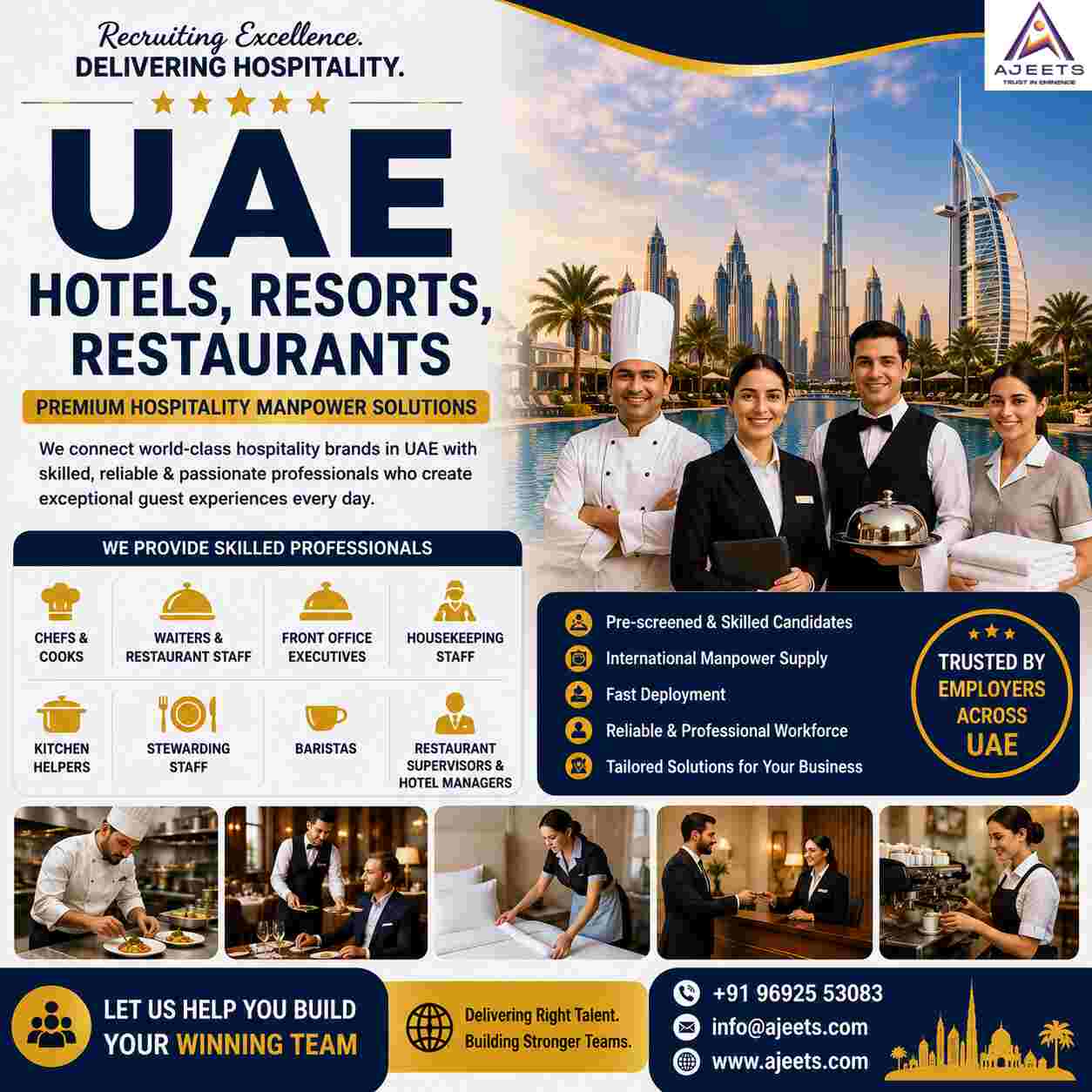 Hotel & Catering Recruitment – UAE