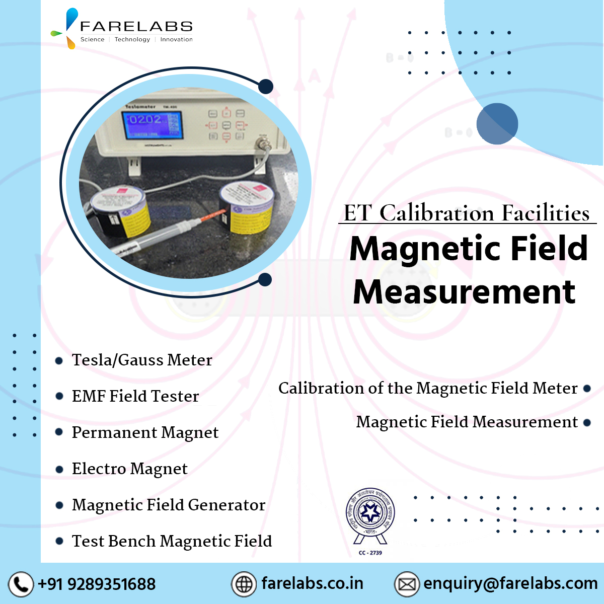  FARE Labs Pvt. Ltd. is an Indian calibration laboratory