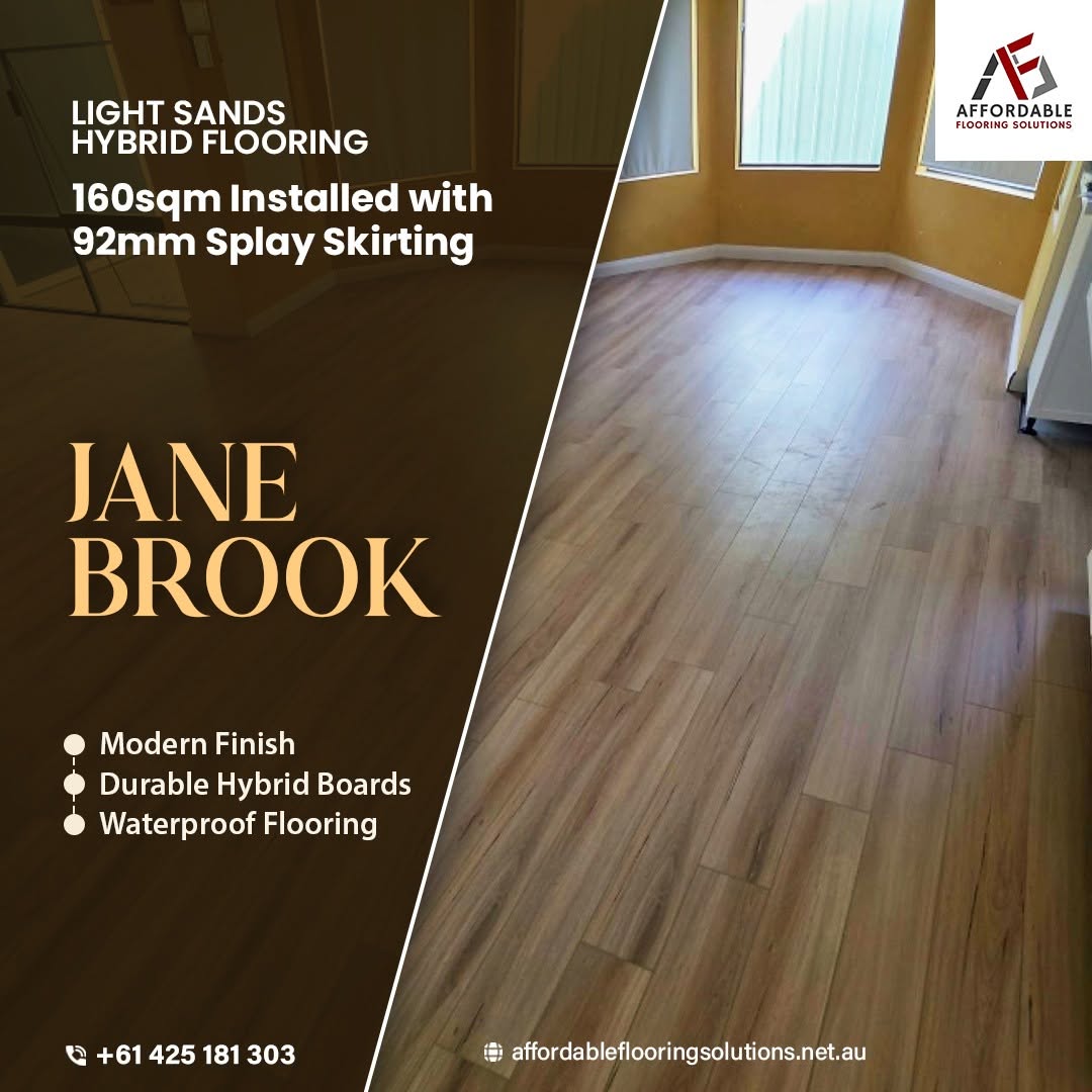  Light Sands Hybrid Flooring Installation in Perth