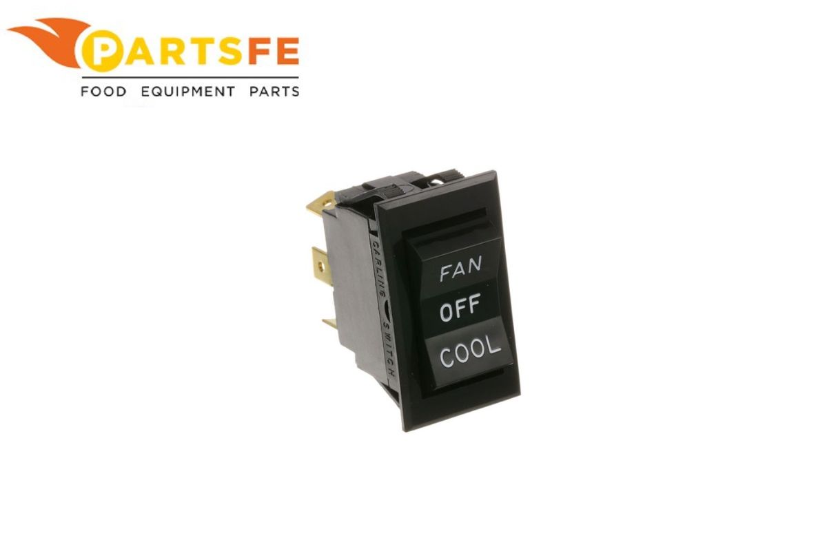  MON20318-1 Montague Rocker Switch DPDT Black ON/OFF/ON 20A 125V/277V