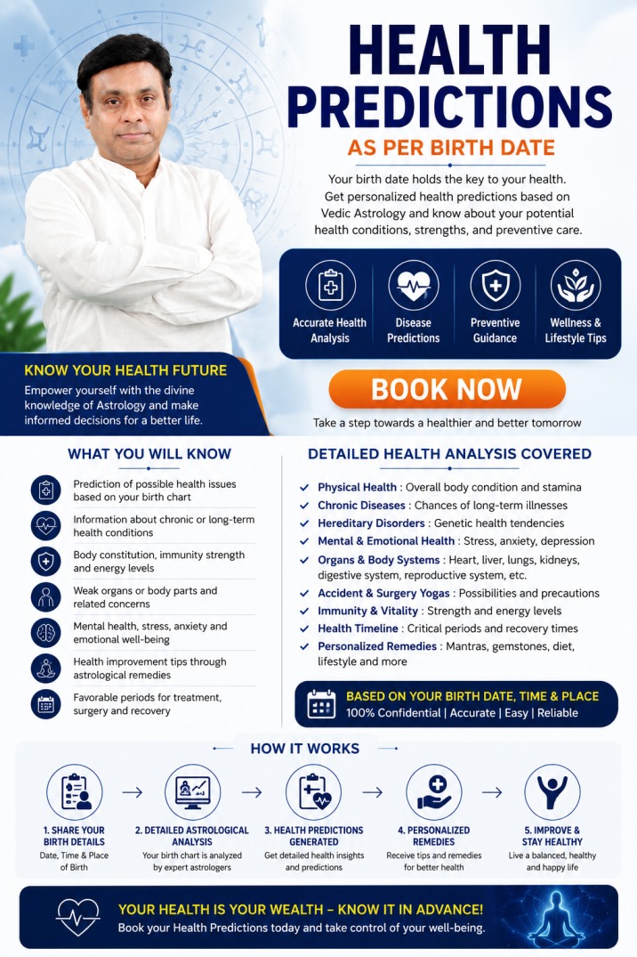  Personalized Health Astrology Consultation – Book Now